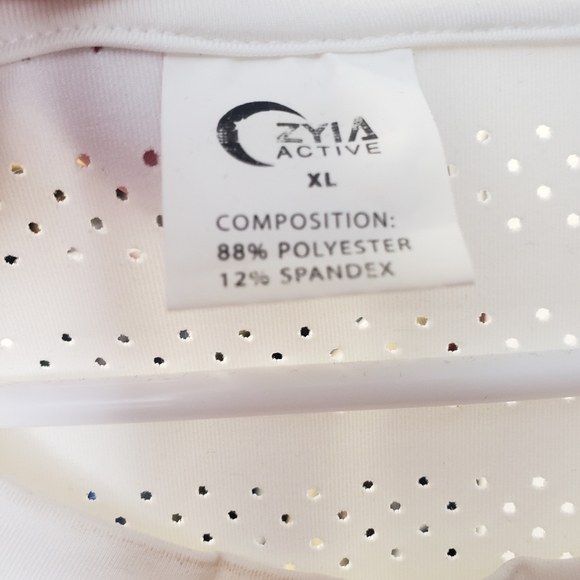 Zyia White Chill Long Sleeve Shirt XL EUC - Picture 2 of 7